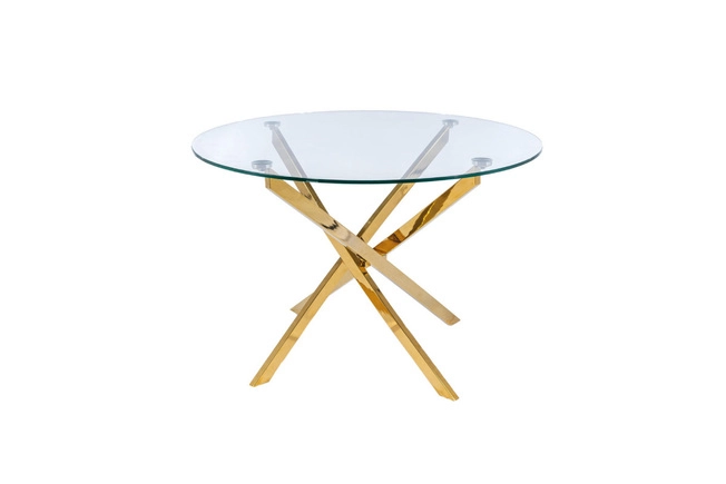 szklany stół do jadalni i salonu agis