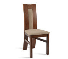 kolor krzesła: jasny orzech półmat, tapicerka: spoza oferty