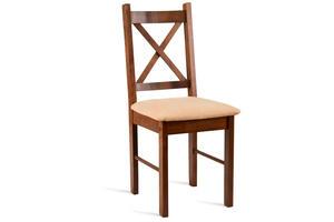 kolor krzesła: jasny orzech półmat, tapicerka: Tunis 2323