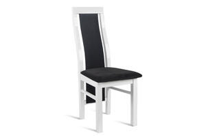 kolor krzesła: biały połysk, tapicerka: T-2334