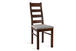 kolor krzesła: jasny orzech półmat, tapicerka: spoza oferty