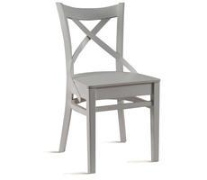 Krzesło stylowe białe/krem/połysk model 30T 