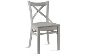 Krzesło stylowe białe/krem/połysk model 30T 