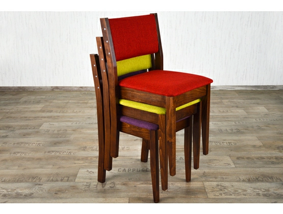 Komplet 3 krzeseł sztaplowanych model 98