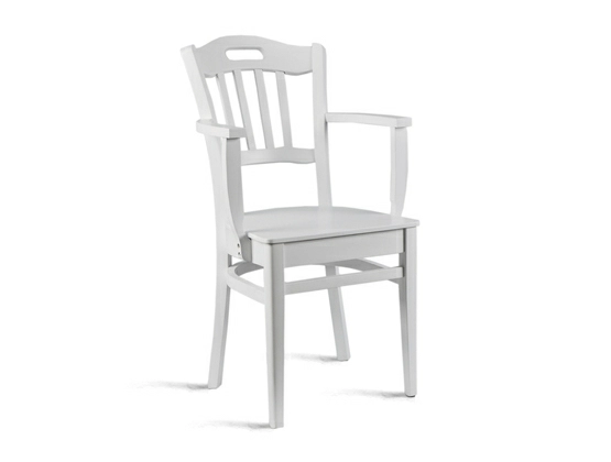 Krzesło stylowe model 62TP białe/krem