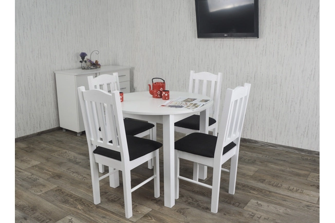 Stół do jadalni ST35  + 4 krzesła model 12