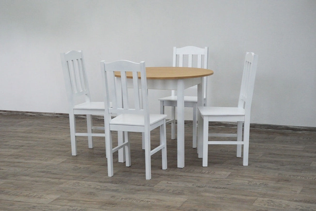 Stół do jadalni ST35  + 4 krzesła model 12