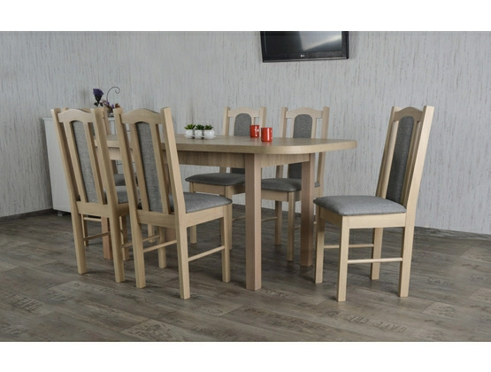 Stół do jadalni ST37 + 6 krzesłeł model 3