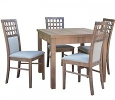 Stół do jadalni ST41 z krzesłami model 23