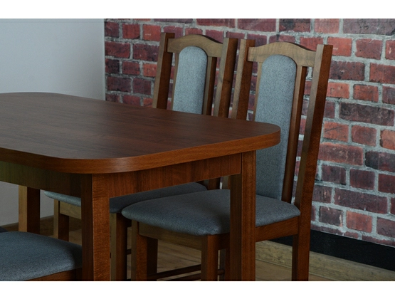 Stół do jadalni ST44 + 4 krzesła tapicerowane
