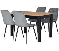Stół do jadalni Stl 62 + 4 krzesła model Chic