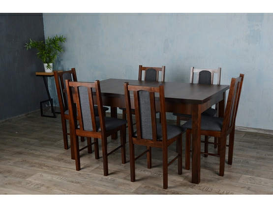Stół do jadalni W1 + 6 krzesłami model 3N