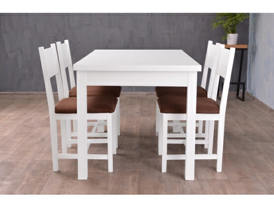 Stół do jadalni W1 z krzesłami model 105