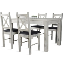 Stół do jadalni W1 z krzesłami model 80