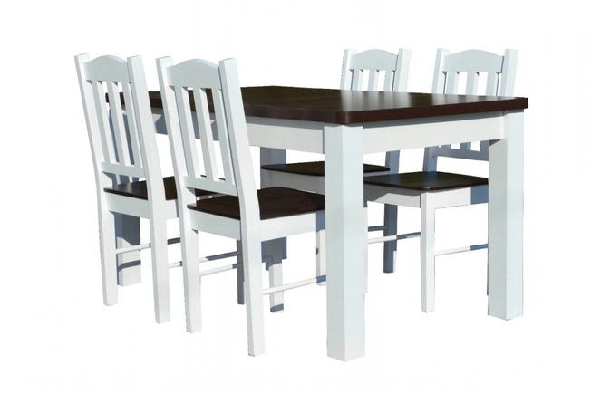 Stół do jadalni W2 z krzesłami model 12