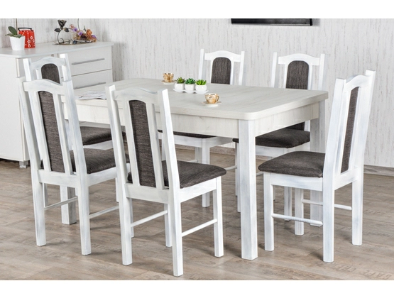 Stół do jadalni W2 z krzesłami model 3