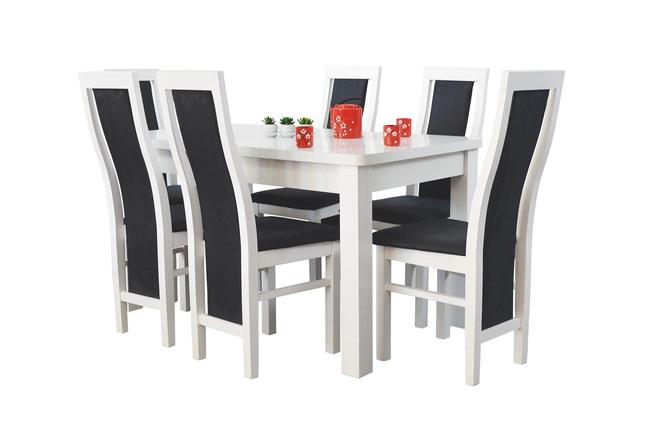 Stół do jadalni W2 z krzesłami model 44