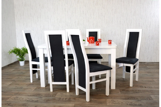 Stół do jadalni W2 z krzesłami model 44