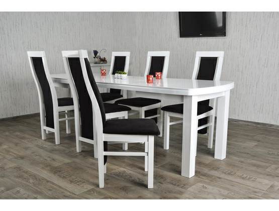 Stół do jadalni W4 z krzesłami model 44