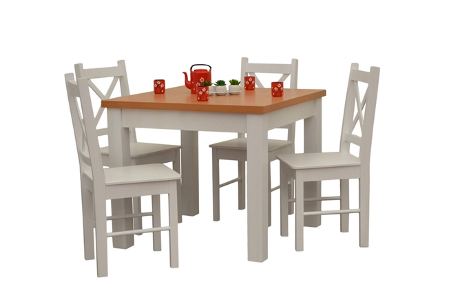 Stół do kuchni ST41 z krzesłami model 79T