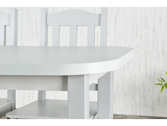 Stół do kuchni ST44 + 4 krzesła model 12