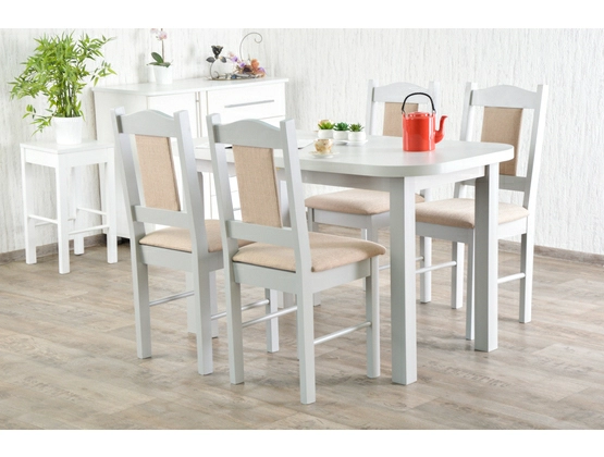 Stół do kuchni ST44 z krzesłami model 11
