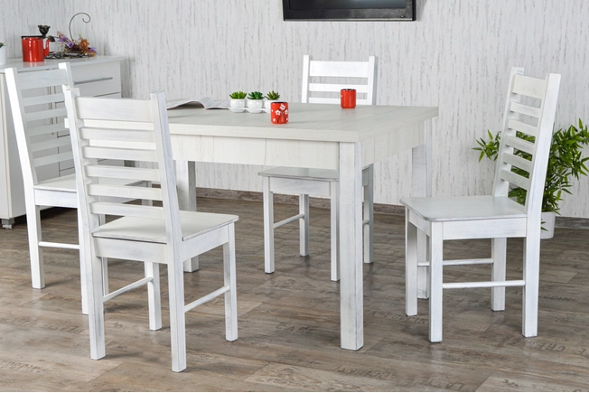 Stół do kuchni W1 z krzesłami model 26T