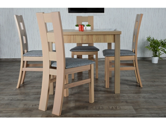 Stół do kuchni W1 z krzesłami model 47