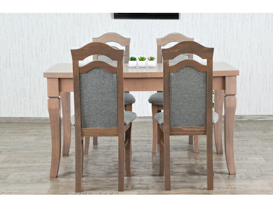 Stół do salonu W1 + 4 krzesła model 37