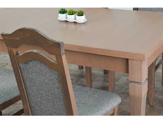 Stół do salonu W1 diament + 4 krzesła model 37