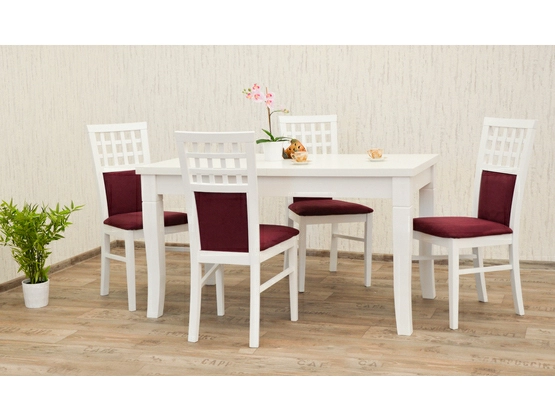 Stół do salonu W1 diament z krzesłami model 23
