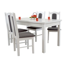Stół do salonu W1 z krzesłami model 3