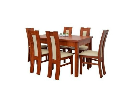 Stół do salonu W1 z krzesłami model 57