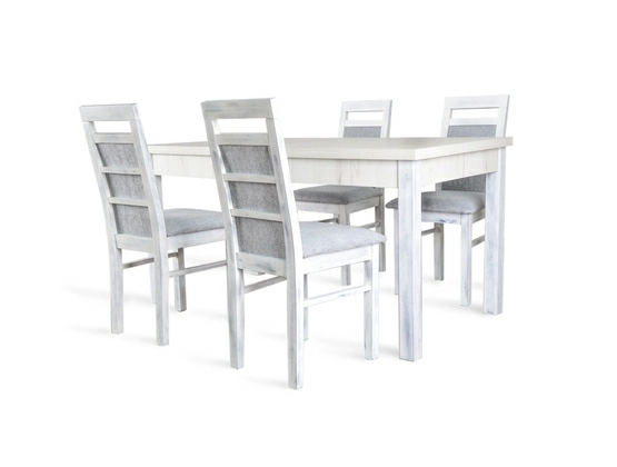 Stół do salonu W1 z krzesłami model 64