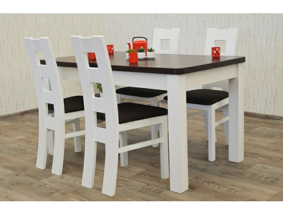 Stół do salonu W2 z krzesłami model 47