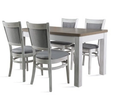 Stół do salonu W2 z krzesłami model 74