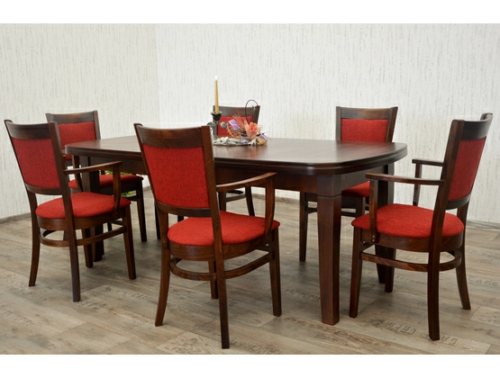 Stół do salonu W4 z krzesłami model 74P