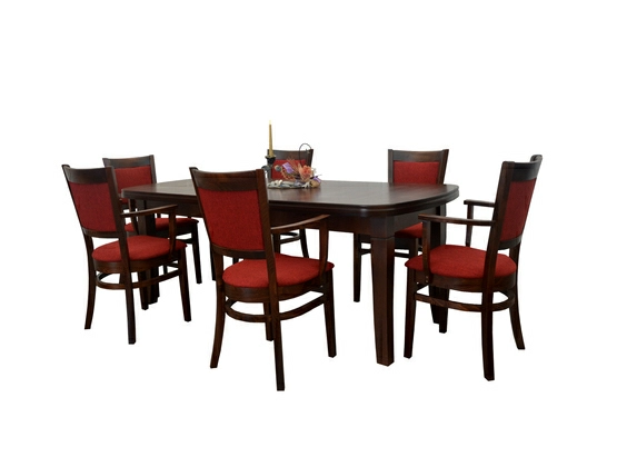 Stół do salonu W4 z krzesłami model 74P