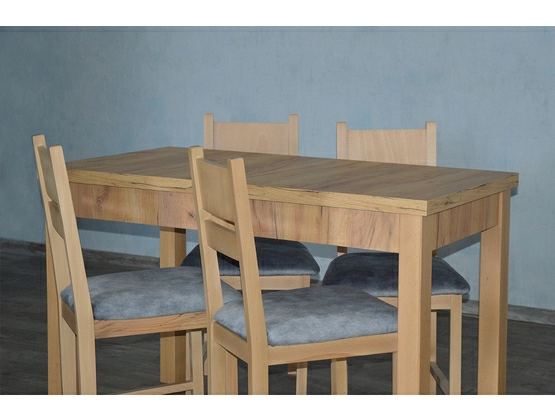 Zestaw stół rozkładany + 4 krzesła model 105N