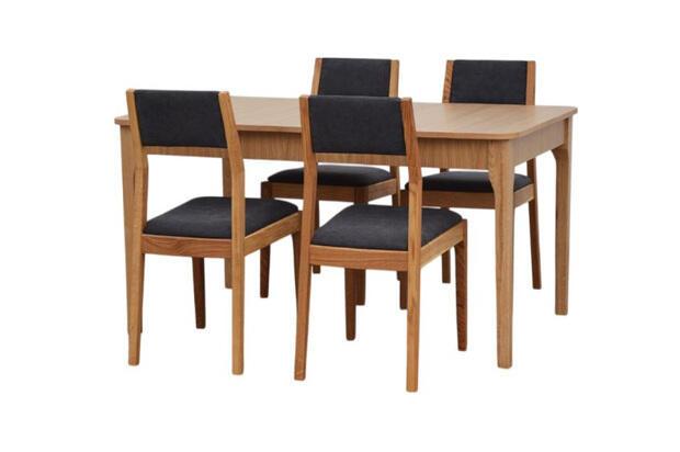 Stół Amiro +krzesła dębowe 4N