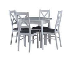 Stół do jadalni Luck + 4 krzesła Rochell