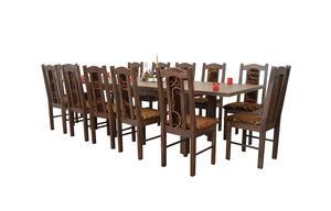 Stół do jadalni W1 z krzesłami model 3