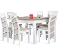 Stół do jadalni W2 + 6 krzeseł model 63