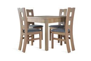 Stół do kuchni W1 z krzesłami model 47