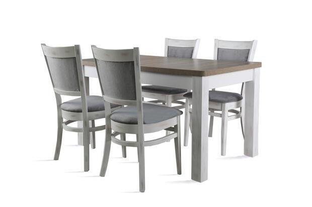 Stół do salonu W2 z krzesłami model 74