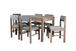 Stół do salonu W2 z krzesłami model 89