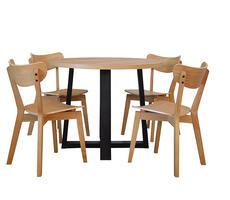 Stół okrągły + krzesła dębowe model 116d